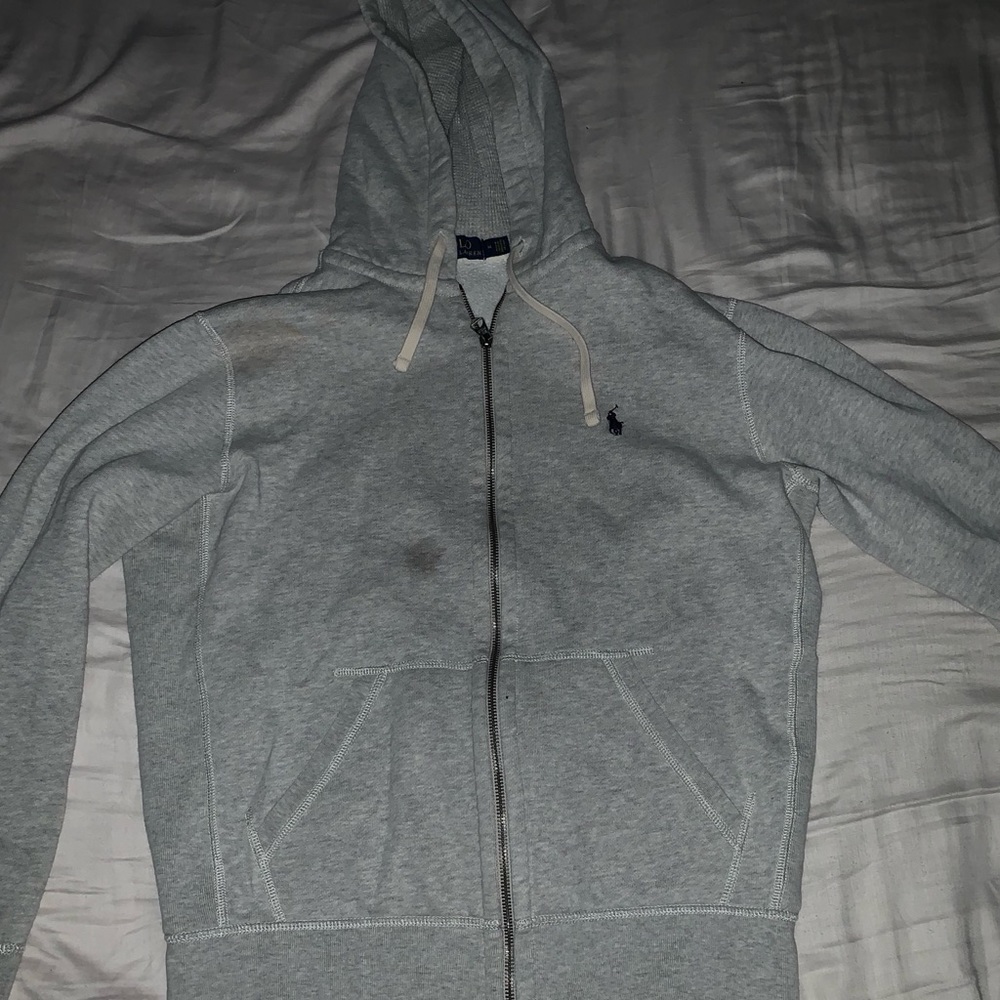 Polo zip-up hoodie